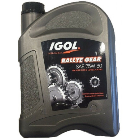 HUILE RALLYE GEAR SEA 75W-80 2L IGOL
