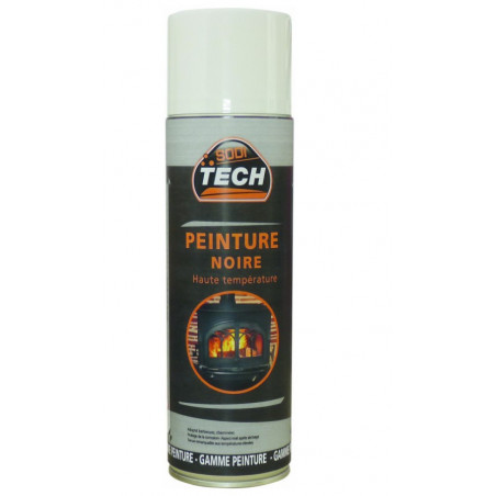 AÉROSOL PEINTURE NOIRE HAUTE TEMPÉRATURE SODITECH