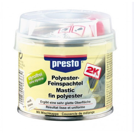 MASTIC FIN POLYESTER 2K 1KG PRESTO