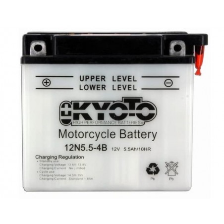 BATTERIE MOTO 12N5.5-4B KYOTO