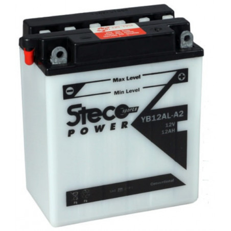 BATTERIE MOTO YB12AL-A2 STECO