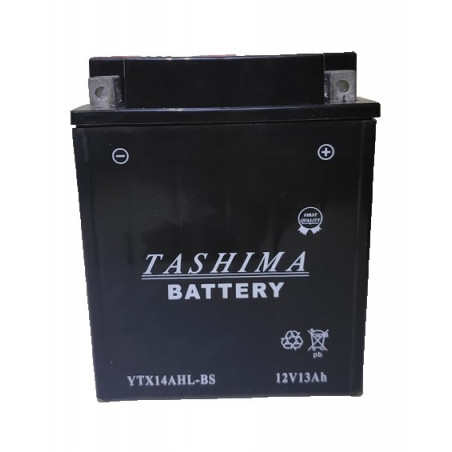 BATTERIE MOTO YTX14AHL-BS TASHIMA