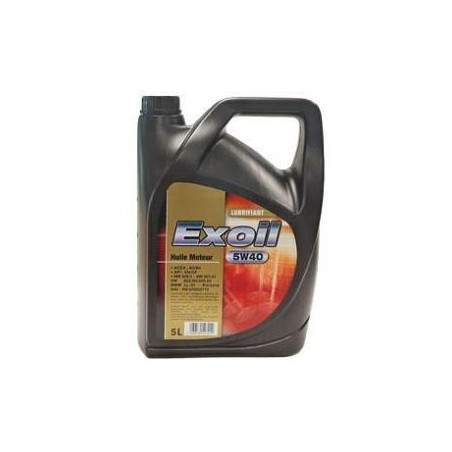 Huile EXOIL 5W40 5 Litres