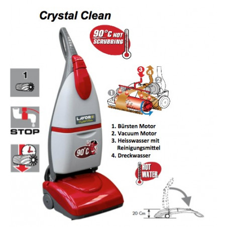 AUTOLAVEUSE LAVOR PRO CRISTAL CLEAN