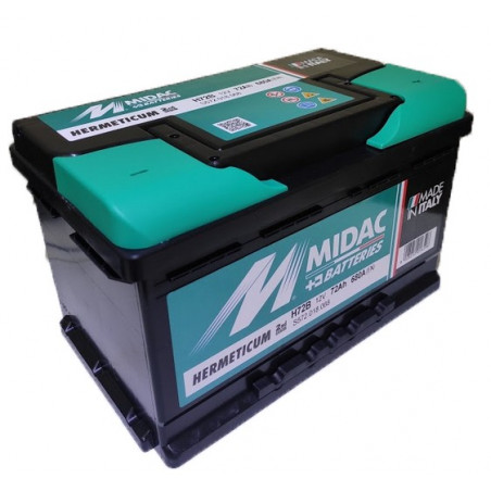 BATTERIE MIDAC HERMETICUM H72B 72AH 680A (EN)